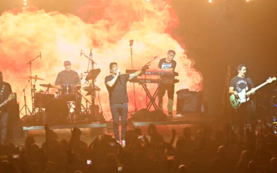 California pop-rock band Smash Mouth in a surprise show at Tel Aviv's Barby on February 23, 2026. (Screenshot/YouTube)