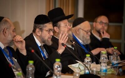 A panel discussion at the Conference of European Rabbis, January 27, 2026 (D.V.A. Productions) A panel discussion at the Conference of European Rabbis, January 27, 2026 (D.V.A. Productions)