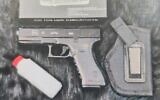 This photo, published by the police on February 23, 2026, shows a gun and other equipment found amid an investigation into an alleged plot by four Galilee residents to carry out a shooting attack in northern Israel's Karmiel. (Israel Police)
