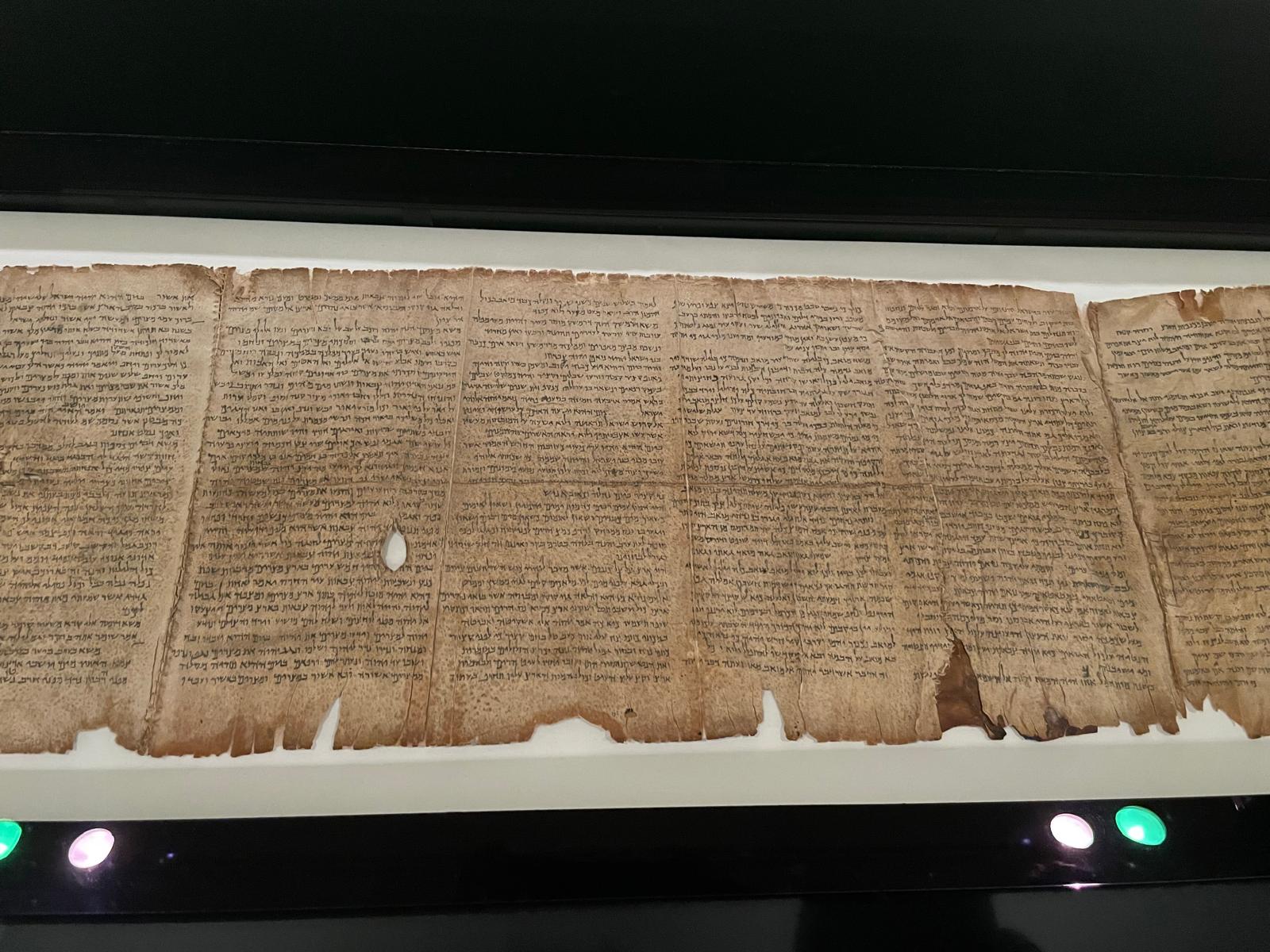 Isaiah Scroll, other outstanding artifacts transferred to secure location —...