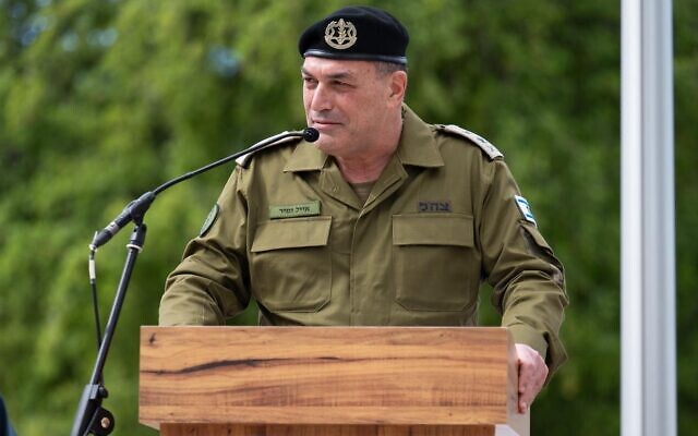 IDF Chief of Staff Lt. Gen. Eyal Zamir speaks at a handover ceremony for the chief of COGAT at the Gideonim Base in central Israel, February 4, 2026. (Israel Defense Forces) IDF Chief of Staff Lt. Gen. Eyal Zamir speaks at a handover ceremony for the chief of COGAT at the Gideonim Base in central Israel, February 4, 2026. (Israel Defense Forces)