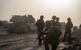 IDF reservists operate in the northern Gaza Strip, in a handout photo issued by the military on January 17, 2026. (Israel Defense Forces)