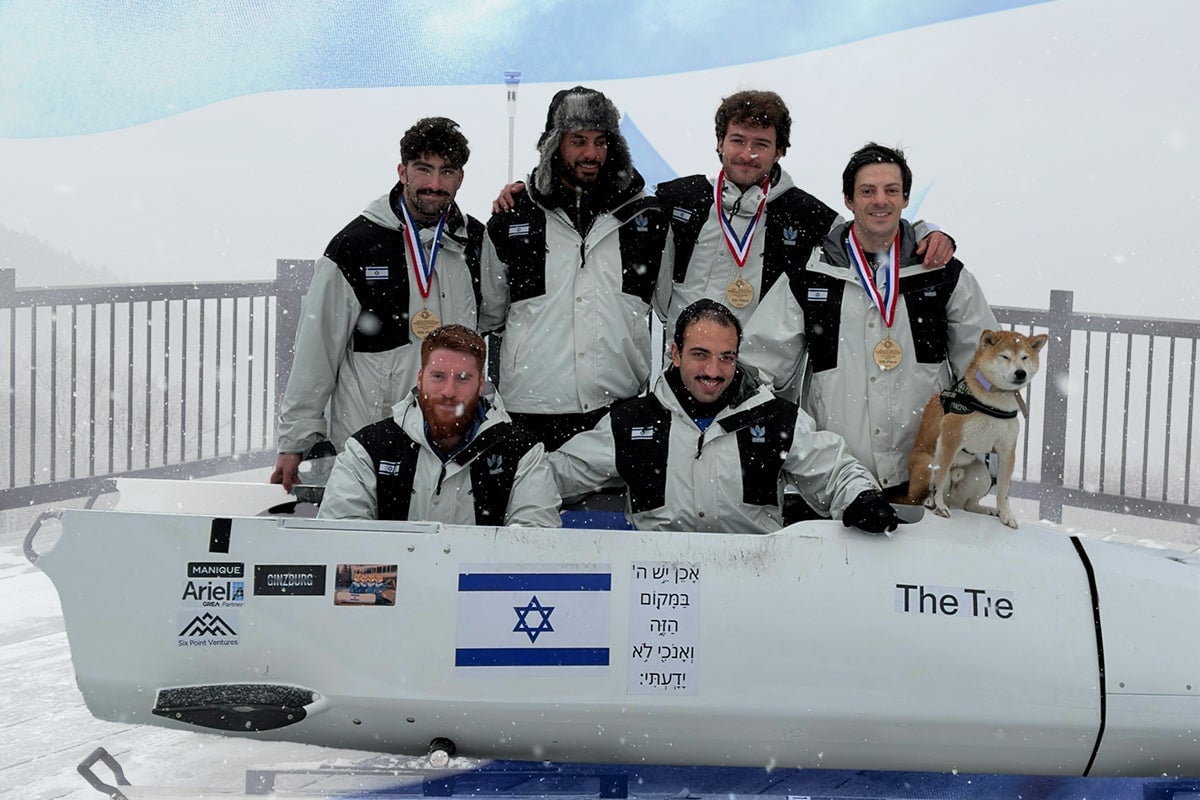 Israel’s bobsled team is chasing more than medals in its first Olympic outing in Milan