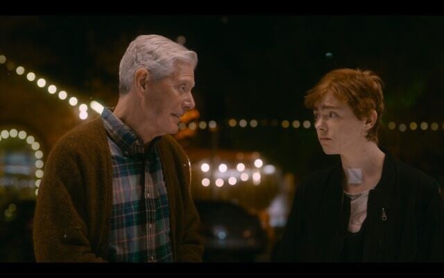 Stephen Lang and Elsie Fisher in 'The Optimist.' (Courtesy of Jeanine Thomas)