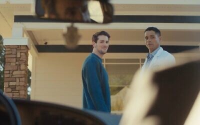 Noam Ash (left) and Charlie Barnett (right) in the 2026 film 'Bookends,' written by Ash. (Courtesy Noam Ash)