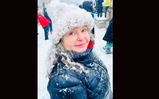 Marla Rose, a progressive activist in Berwyn, Illinois, compelled antisemite Nick Fuentes to give her a court-ordered apology for assaulting her on his front step. (Courtesy/ JTA)