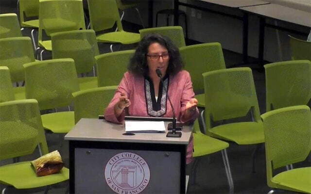 Professor Abigail Bornstein speaks at a City College of San Francisco Board of Trustees meeting on May 29, 2025. (Screenshot: CCSF) Professor Abigail Bornstein speaks at a City College of San Francisco Board of Trustees meeting on May 29, 2025. (Screenshot: CCSF)