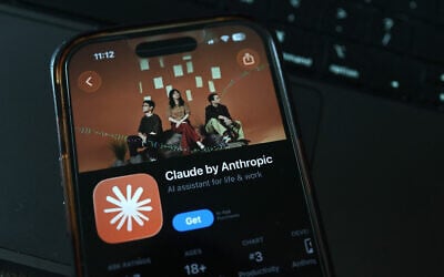 Illustrative: The Claude AI app is seen in the app store on a phone on February 16, 2026 in New York City. (Michael M. Santiago/Getty Images)