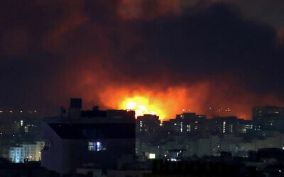 Smoke and fire rise from the site of airstrikes at Mehrabad International Airport in Tehran on March 7, 2026.(ATTA KENARE / AFP) Smoke and fire rise from the site of airstrikes at Mehrabad International Airport in Tehran on March 7, 2026.(ATTA KENARE / AFP)