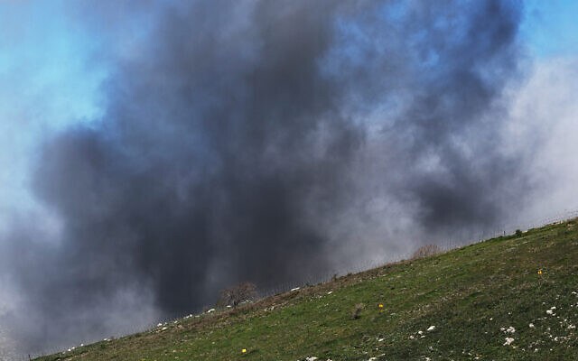 Smoke rises along the Israel-Lebanon border on March 8, 2026 (Jack GUEZ / AFP) Smoke rises along the Israel-Lebanon border on March 8, 2026 (Jack GUEZ / AFP)
