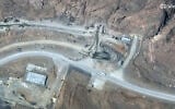 This handout satellite image courtesy of Vantor shows tunnel entrances at a missile complex in Isfahan, in central Iran, on February 27, 2026. (Satellite image © 2026 Vantor / AFP)