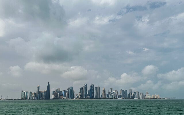 A photograph shows Doha's skyline on March 10, 2026. (AFP) A photograph shows Doha's skyline on March 10, 2026. (AFP)