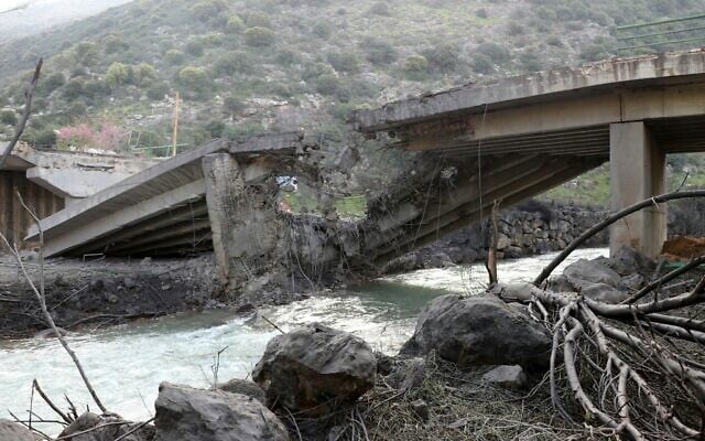 A picture shows the destroyed Tayr Falsay bridge connecting the villages located south of the Litani with those on the northern side of the river after it was targeted by an Israeli air strike on March 13, 2026. (Kawnat Haju/AFP) A picture shows the destroyed Tayr Falsay bridge connecting the villages located south of the Litani with those on the northern side of the river after it was targeted by an Israeli air strike on March 13, 2026. (Kawnat Haju/AFP)