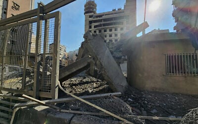 Debris covers the site of Hezbollah’s Al-Manar TV headquarters after it was hit by an Israeli airstrike in Dahiyeh, a southern suburb of Beirut, Lebanon, March 3, 2026. (AP Photo/Hassan Ammar) Debris covers the site of Hezbollah’s Al-Manar TV headquarters after it was hit by an Israeli airstrike in Dahiyeh, a southern suburb of Beirut, Lebanon, March 3, 2026. (AP Photo/Hassan Ammar)