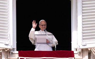 Pope Leo XIV appears at his studio's window overlooking St. Peter's Square at the Vatican for the traditional Sunday blessing of the faithful gathered for the noon Angelus prayer, March 8, 2026. (AP/Gregorio Borgia) Pope Leo XIV appears at his studio's window overlooking St. Peter's Square at the Vatican for the traditional Sunday blessing of the faithful gathered for the noon Angelus prayer, March 8, 2026. (AP/Gregorio Borgia)