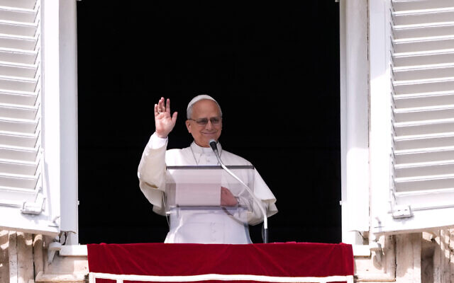 Pope Leo XIV appears at his studio's window overlooking St. Peter's Square at the Vatican for the traditional Sunday blessing of the faithful gathered for the noon Angelus prayer, March 8, 2026. (AP/Gregorio Borgia) Pope Leo XIV appears at his studio's window overlooking St. Peter's Square at the Vatican for the traditional Sunday blessing of the faithful gathered for the noon Angelus prayer, March 8, 2026. (AP/Gregorio Borgia)