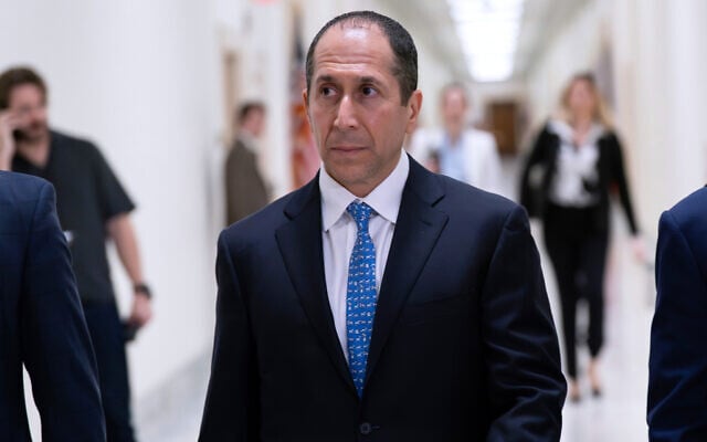 Richard Khan, Jeffrey Epstein's accountant and co-executor of his estate, arrives for his deposition before the House Oversight Committee on Capitol Hill, March 11, 2026, in Washington, DC. (Jose Luis Magana/AP) Richard Khan, Jeffrey Epstein's accountant and co-executor of his estate, arrives for his deposition before the House Oversight Committee on Capitol Hill, March 11, 2026, in Washington, DC. (Jose Luis Magana/AP)
