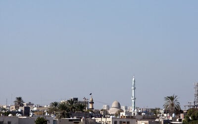 A view of the island of Qeshm, which oversees the strategic waterway of the Strait of Hormuz, Iran, on December 24, 2011. (AP Photo/Vahid Salemi, File)
