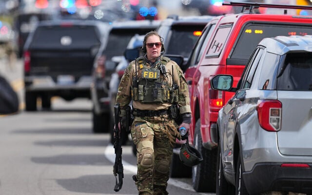 Law enforcement respond to a call at Temple Israel synagogue, March 12, 2026, in West Bloomfield Township, Michigan. (AP Photo/Paul Sancya) Law enforcement respond to a call at Temple Israel synagogue, March 12, 2026, in West Bloomfield Township, Michigan. (AP Photo/Paul Sancya)