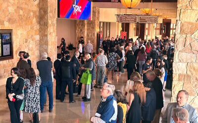 Attendees wait in line to enter the Conservative Political Action Conference in Grapevine, Texas, Wednesday, March 25, 2026, as the annual gathering of thousands of conservatives from around the country and overseas begins. (AP/Thomas Beaumont)