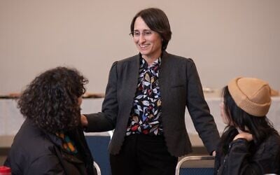 A photo of Andrea Weiss, former provost of Hebrew Union College-Jewish Institute of Religion. (Ellen Dubin via JTA)