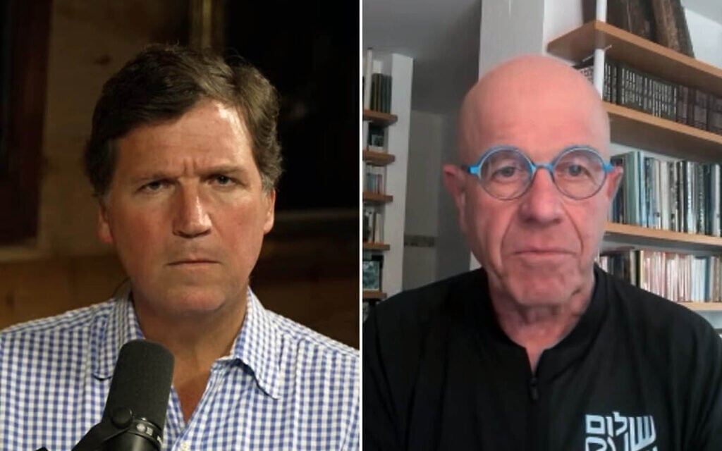 Avraham Burg, longtime fixture of Israeli left, meets Tucker Carlson on his own turf