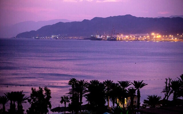 Illustrative: Israeli resort city Eilat, southern Israel, November 11, 2019. (Moshe Shai/FLASH90)