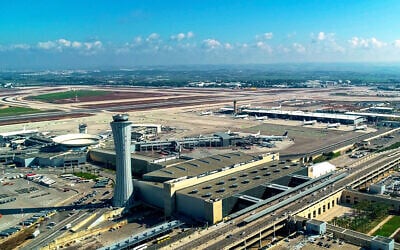 View of Tel Aviv's Ben Gurion International Airport, July 8, 2025. (Moshe Shai/FLASH90)