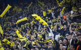 The Israeli Premier League match between Beitar Jerusalem and Hapoel Jerusalem at the Teddy Stadium in Jerusalem on December 8, 2025. (Oren Ben Hakoon/Flash90)