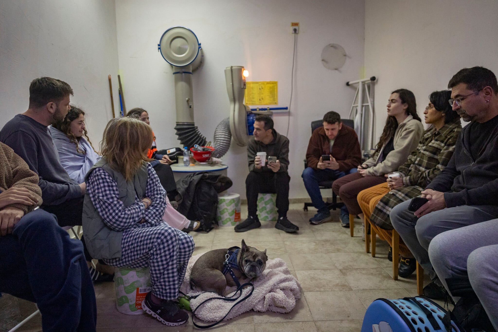 Israel’s public shelters again become sites of camaraderie amid steep danger