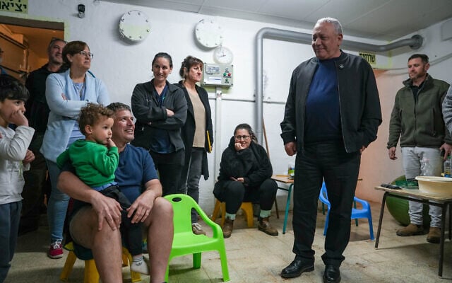 Former IDF chief of staff Gadi Eisenkot visits Kibbutz Yiftah near the Israeli border with Lebanon amid the ongoing war with Iran and Hezbollah, March 9, 2026. (Ayal Margolin/Flash90) Former IDF chief of staff Gadi Eisenkot visits Kibbutz Yiftah near the Israeli border with Lebanon amid the ongoing war with Iran and Hezbollah, March 9, 2026. (Ayal Margolin/Flash90)