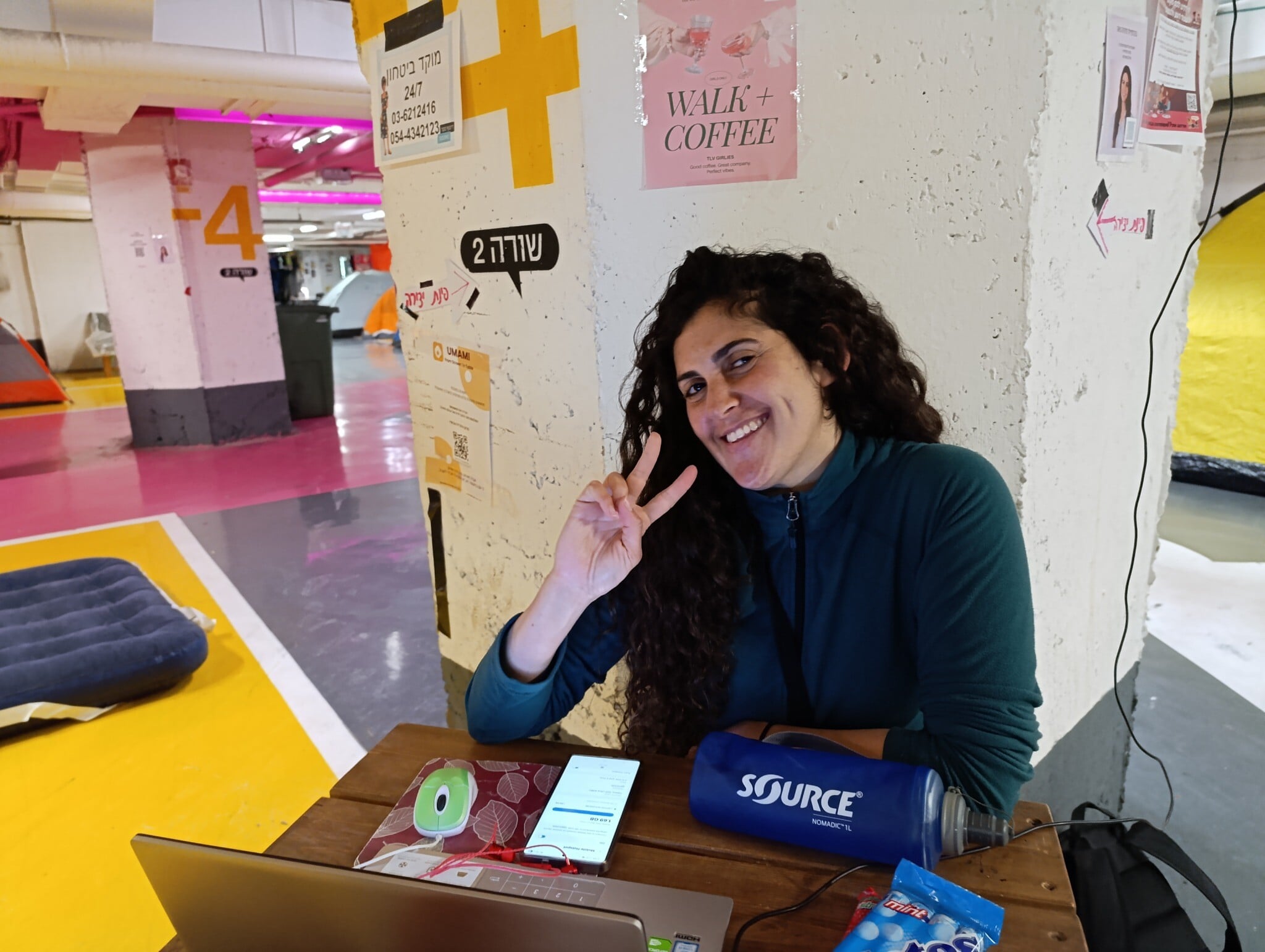 Half-asleep, sheltering underground: Tel Aviv residents seek normalcy under rocket fire