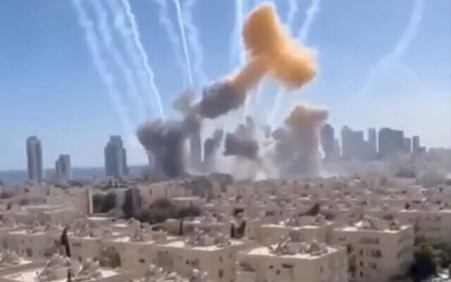 A fake, AI-generated video claiming to show airstrikes on Tel Aviv. (X, used in accordance with Clause 27a of the Copyright Law) A fake, AI-generated video claiming to show airstrikes on Tel Aviv. (X, used in accordance with Clause 27a of the Copyright Law)
