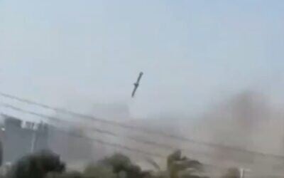 An image of an apparent American Tomahawk cruise missile about to strike a girls' school in Iran's Minab during opening strikes of the Iran war on February 28, 2026. (Screenshot: Mehr News/X) An image of an apparent American Tomahawk cruise missile about to strike a girls' school in Iran's Minab during opening strikes of the Iran war on February 28, 2026. (Screenshot: Mehr News/X)