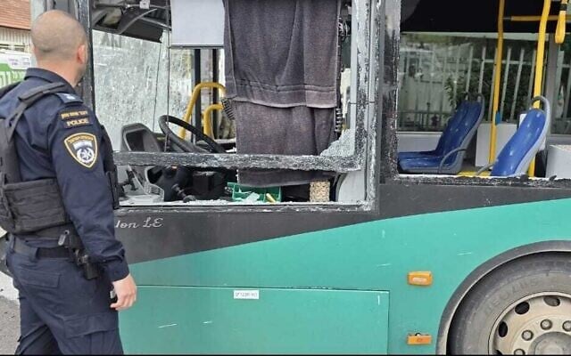 The aftermath of a Hezbollah rocket attack on Kiryat Shmona on March 23, 2026 (Israel Police)