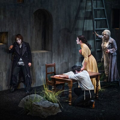 A scene from 'Yentl' by the Kadimah Yiddish Theatre. (Courtesy of Kadimah)