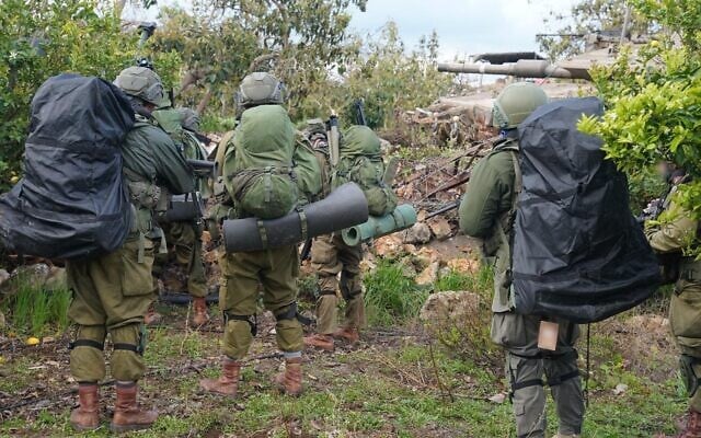 IDF troops of the 226th Reserve Paratroopers Brigade operate in southern Lebanon, in a handout photo issued by the military on March 29, 2026. (Israel Defense Forces) IDF troops of the 226th Reserve Paratroopers Brigade operate in southern Lebanon, in a handout photo issued by the military on March 29, 2026. (Israel Defense Forces)