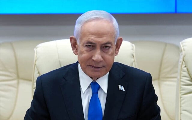 Prime Minister Benjamin Netanyahu at a cabinet meeting, April 13, 2026 (Screenshot/GPO) Prime Minister Benjamin Netanyahu at a cabinet meeting, April 13, 2026 (Screenshot/GPO)