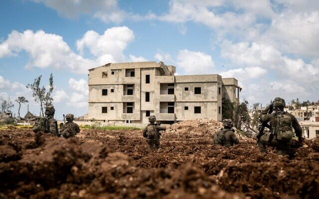 Soldiers of the Golani Brigade's 13th Battalion operate in southern Lebanon, in a handout photo issued by the military on April 12, 2026. (Israel Defense Forces) Soldiers of the Golani Brigade's 13th Battalion operate in southern Lebanon, in a handout photo issued by the military on April 12, 2026. (Israel Defense Forces)