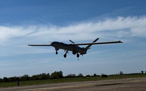 Elbit Systems' Watchkeeper XR tactical UAV. (Courtesy of Elbit)
