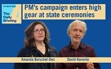 Editor David Horovitz joins host Amanda Borschel-Dan on today's Daily Briefing. (ToI)