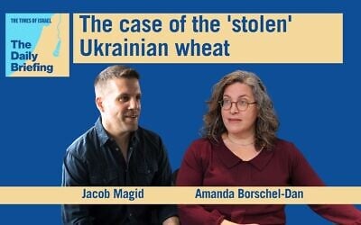US bureau chief Jacob Magid joins host Amanda Borschel-Dan for today's Daily Briefing. (ToI) US bureau chief Jacob Magid joins host Amanda Borschel-Dan for today's Daily Briefing. (ToI)