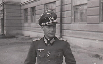 Historian Johannes Spohr's grandfather, Rudolf Spohr, as an ordnance officer of the German Army High Command shortly before his trip to Crimea, August 1942. (Courtesy/ family collection)