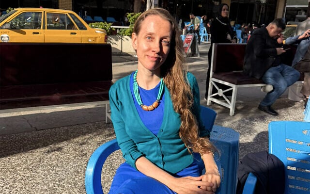 US journalist Shelly Kittleson poses for a picture in Baghdad on March 30, 2026.(AFP) US journalist Shelly Kittleson poses for a picture in Baghdad on March 30, 2026.(AFP)