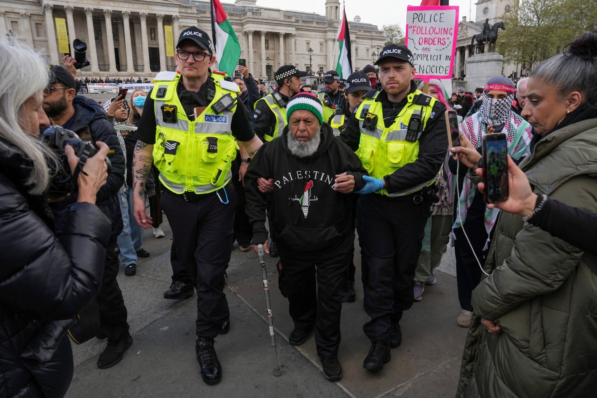 UK police arrest over 500 at London demonstration for Palestine Action support