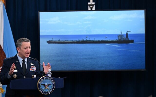 US Chairman of the Joint Chiefs of Staff General Dan Caine speaks during a press briefing at the Pentagon in Washington, DC, on April 24, 2026. (Annabelle Gordon/AFP) US Chairman of the Joint Chiefs of Staff General Dan Caine speaks during a press briefing at the Pentagon in Washington, DC, on April 24, 2026. (Annabelle Gordon/AFP)