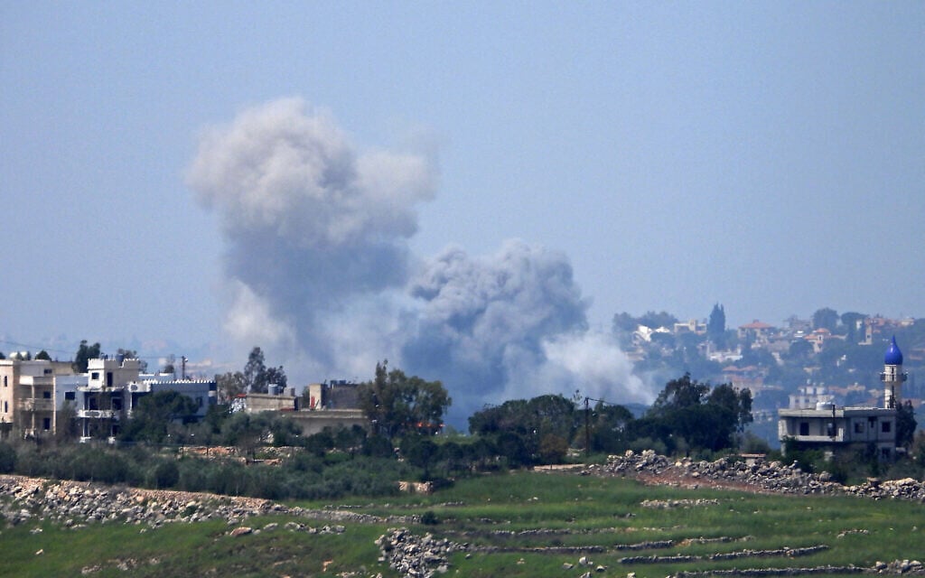 Smoke rises after an Israeli airstrike after an evacuation warning in Zawtar El Charqiyeh town of the southern Lebanon, on April 26, 2026 (AFP) Smoke rises after an Israeli airstrike after an evacuation warning in Zawtar El Charqiyeh town of the southern Lebanon, on April 26, 2026 (AFP)