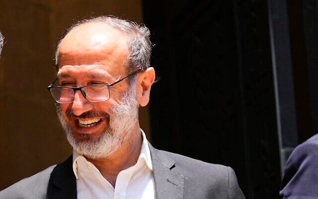 Lebanese lawmaker Ibrahim Al Moussawi after a parliament session in Beirut, Lebanon, Wednesday, June 14, 2023. (AP Photo/Hassan Ammar) Lebanese lawmaker Ibrahim Al Moussawi after a parliament session in Beirut, Lebanon, Wednesday, June 14, 2023. (AP Photo/Hassan Ammar)