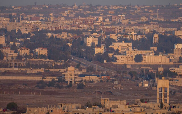 The Quneitra area in Syria, seen from the Golan Heights, December 23, 2024. (AP Photo/Ohad Zwigenberg) The Quneitra area in Syria, seen from the Golan Heights, December 23, 2024. (AP Photo/Ohad Zwigenberg)