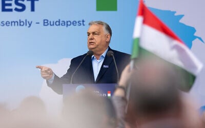 Hungarian Prime Minister Viktor Orbán speaks during an assembly of European far-right parties with Orbán’s Patriots for Europe group, in Budapest, Hungary, March 23, 2026. (AP Photo/Denes Erdos) Hungarian Prime Minister Viktor Orbán speaks during an assembly of European far-right parties with Orbán’s Patriots for Europe group, in Budapest, Hungary, March 23, 2026. (AP Photo/Denes Erdos)